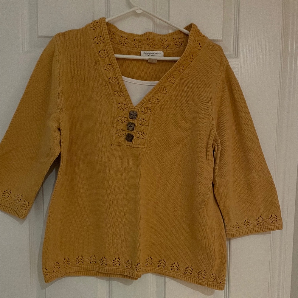 Christopher & Banks 2fer Sweater